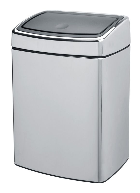 Brabantia Wandafvalbak Touch Bin 10ltr RVS