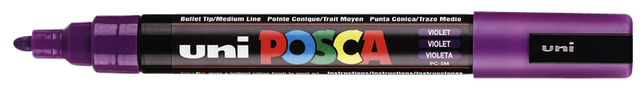 Paintmarker Uni POSCA PC5M medium paars Paintmarker Uni POSCA PC5M medium paars