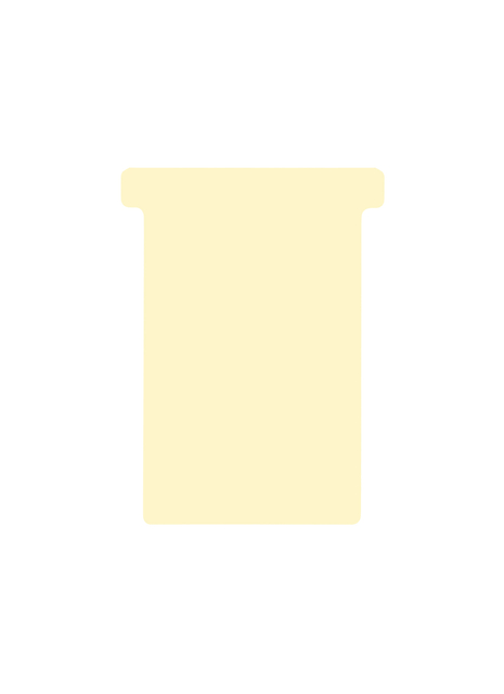T-kaart Djois formaat 3 77mm beige 100 stuks T-kaart Djois formaat 3 77mm beige 100 stuks
