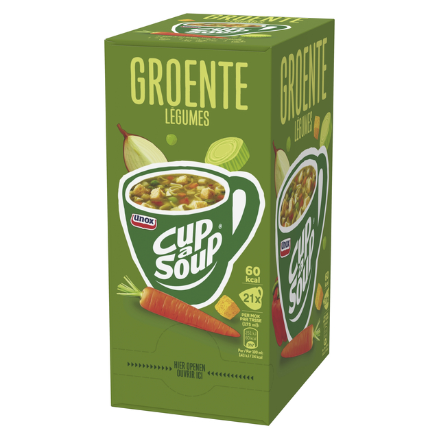 Cup-a-Soup Unox groente 21x175ml Cup-a-Soup Unox groente 21x175ml