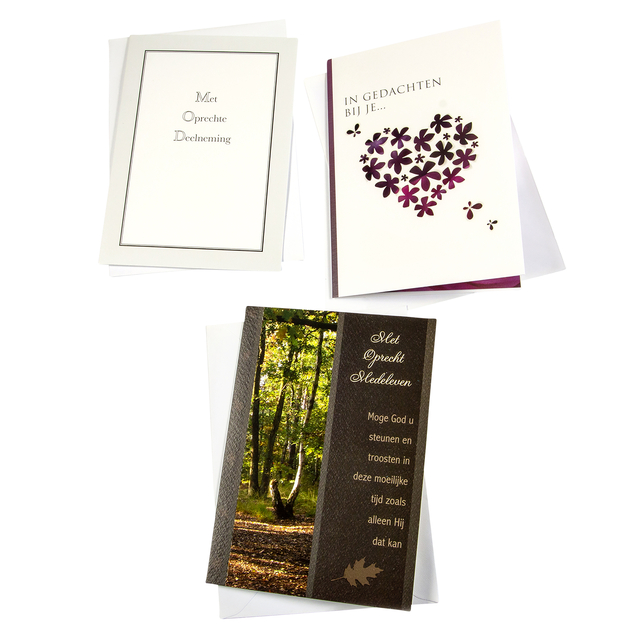 Wenskaart Paperclip navulset deelneming 12 kaarten Wenskaart Paperclip navulset deelneming 12 kaarten