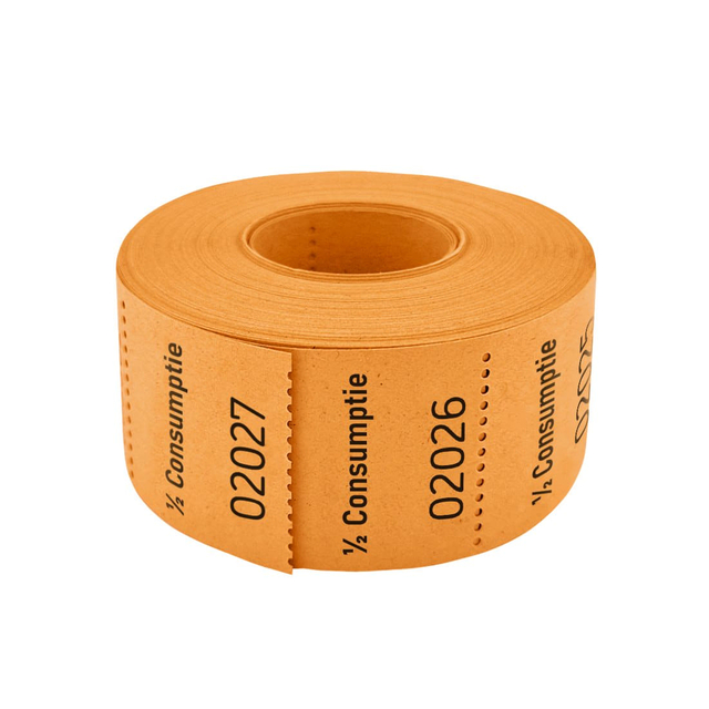 Consumptiebon Combicraft 1/2  500 stuks oranje