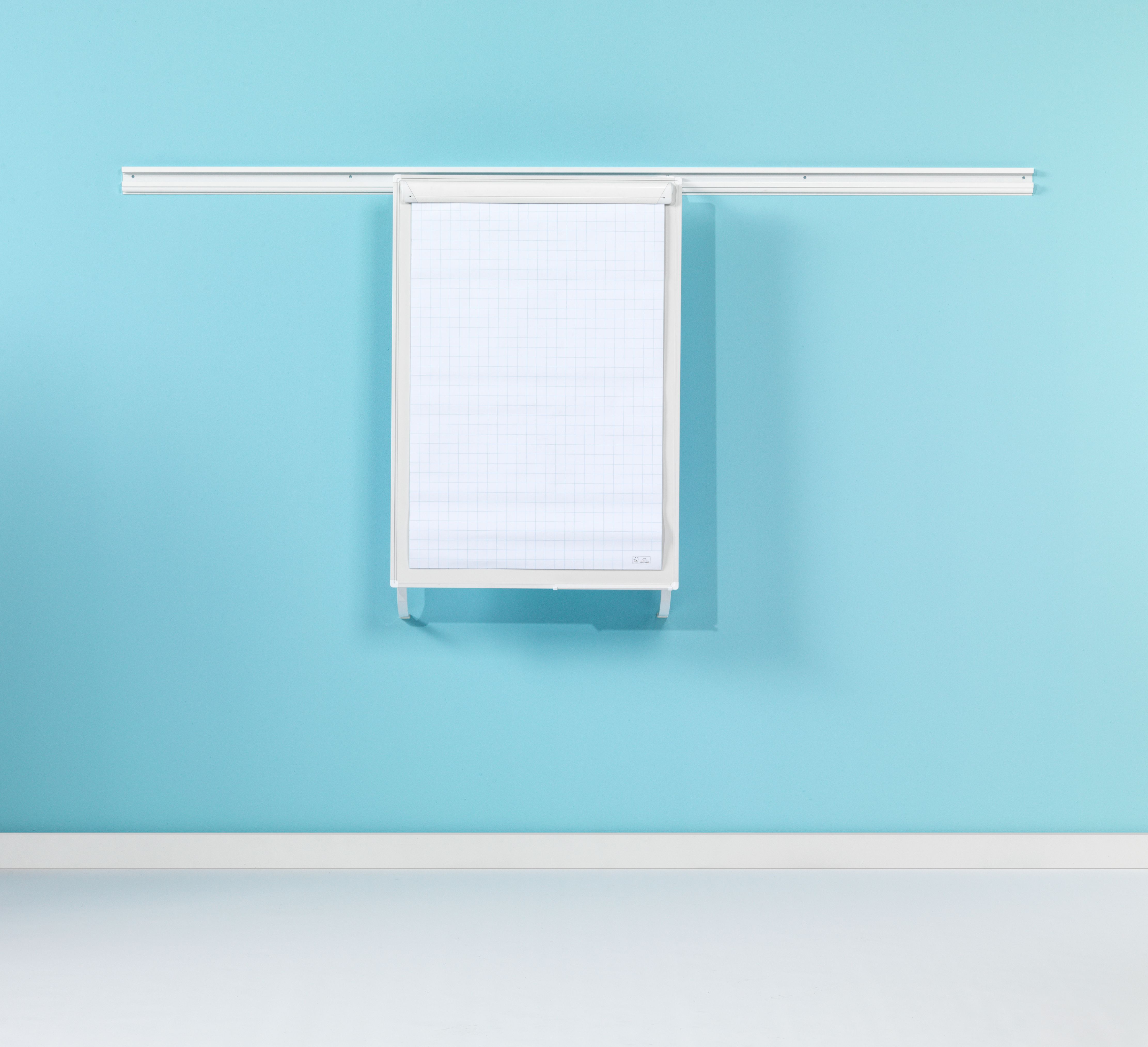 PartnerLine Rail flip-over, wit emaille - 100x70 cm PartnerLine Rail flip-over, wit emaille - 100x70 cm