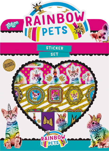 Stickerset Totum Rainbow Pets Stickerset Totum Rainbow Pets