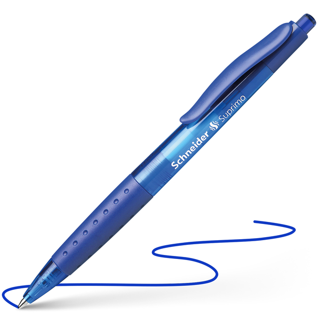 balpen, balpen blauw, blauw, balpen met klikmechanisme, factory