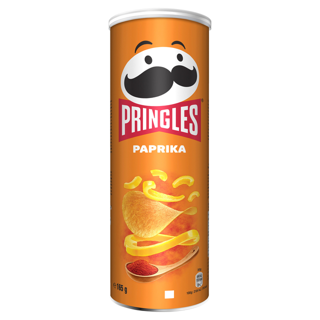 Chips Pringles paprika 165gr Chips Pringles paprika 165gr