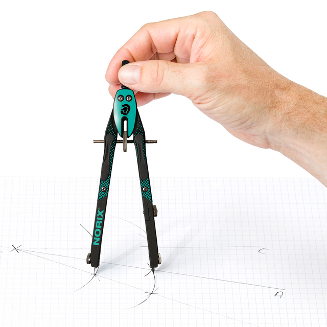 lijnenvaardigheid, hoekmeter, passer, tekenmateriaal, meetinstrument