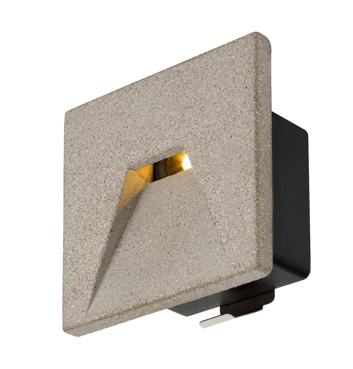 wandlamp, plafondlamp, betonlook, geometrisch, kijkgat