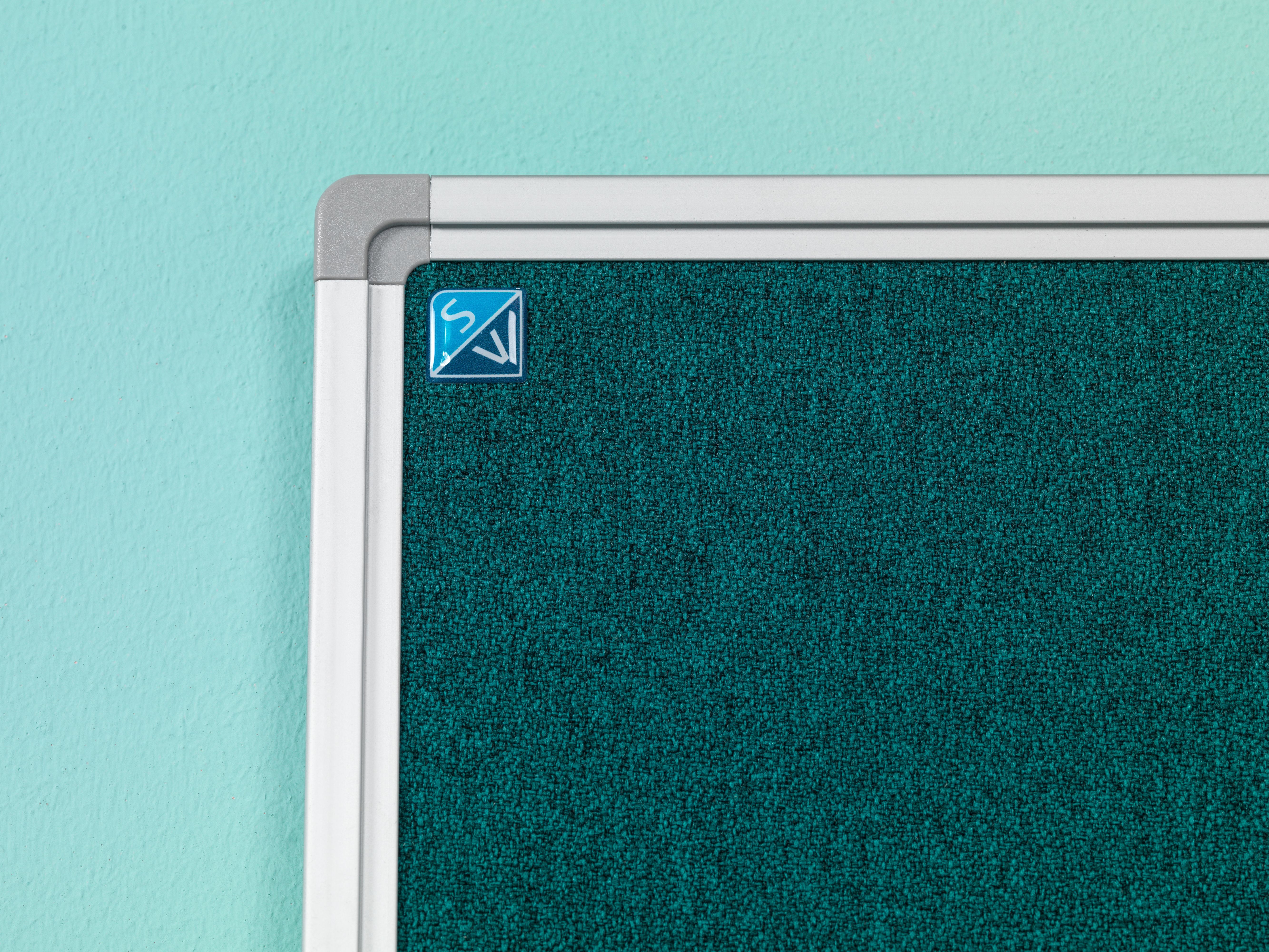 Prikbord "Accent", Softline profiel 16mm, AK001 - 120x240cm