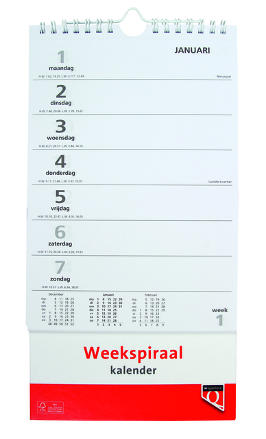Weekspiraalkalender 2026 Quantore Weekspiraalkalender 2026 Quantore