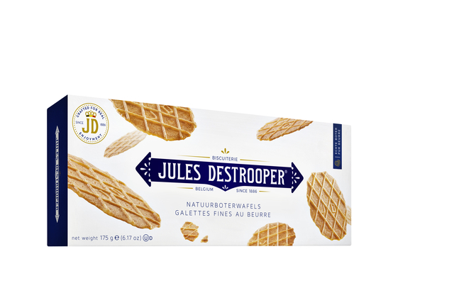 Natuurboterwafel Jules Destrooper 175gr Natuurboterwafel Jules Destrooper 175gr