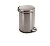 Simplehuman Pedaalemmer Rond 45 liter RVS