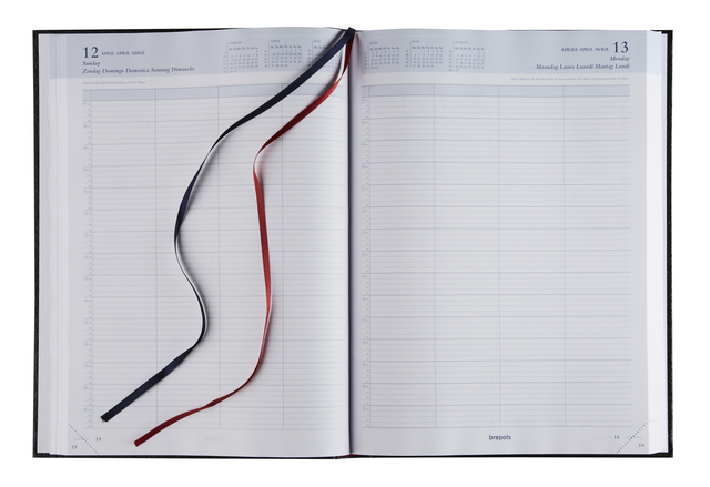 agenda, boek, planner, planningsboek, linten