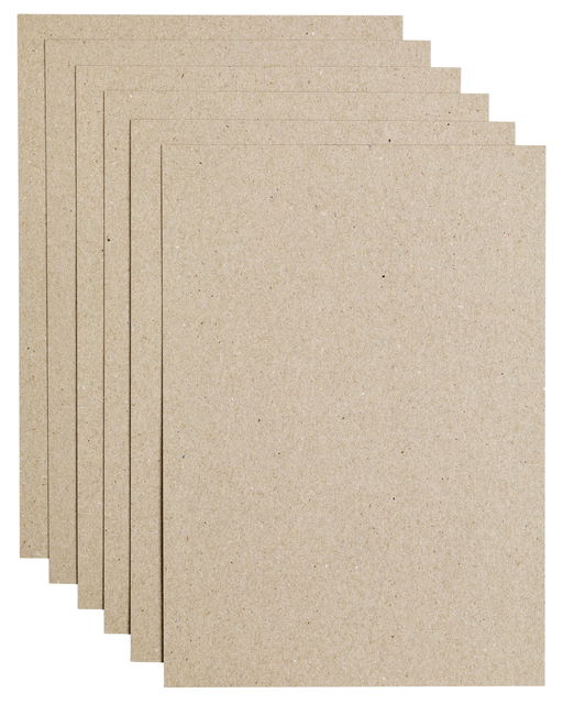 Kopieerpapier Papicolor A4 220gr 6 vel kraft grijs Kopieerpapier Papicolor A4 220gr 6 vel kraft grijs