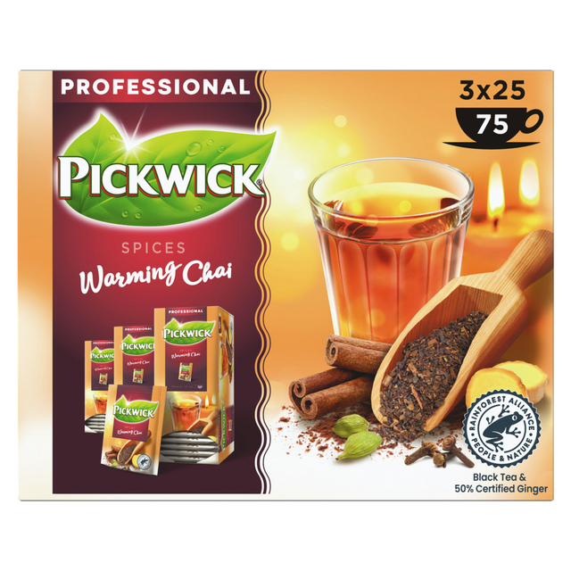 Thee Pickwick warming chai 25x1.5gr Thee Pickwick warming chai 25x1.5gr