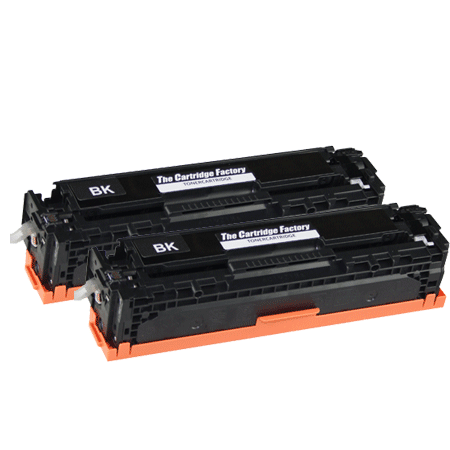 Huismerk Toners - 2x HP 131X (CF210X) compatibel, zwart Huismerk Toners - 2x HP 131X (CF210X) compatibel, zwart