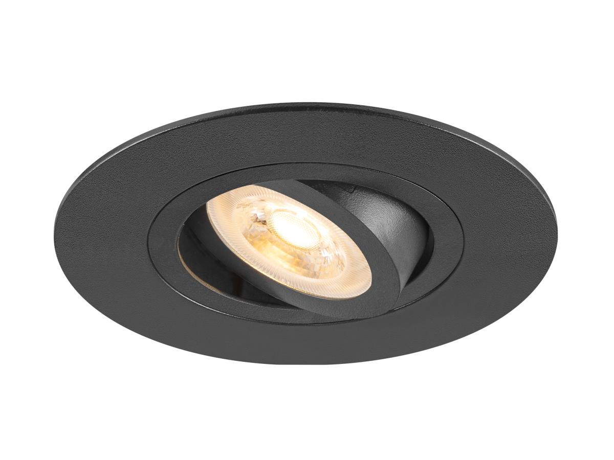 inbouwspot, spotlamp, runde inbouw, led spotlight, eenvoudig dimbaar