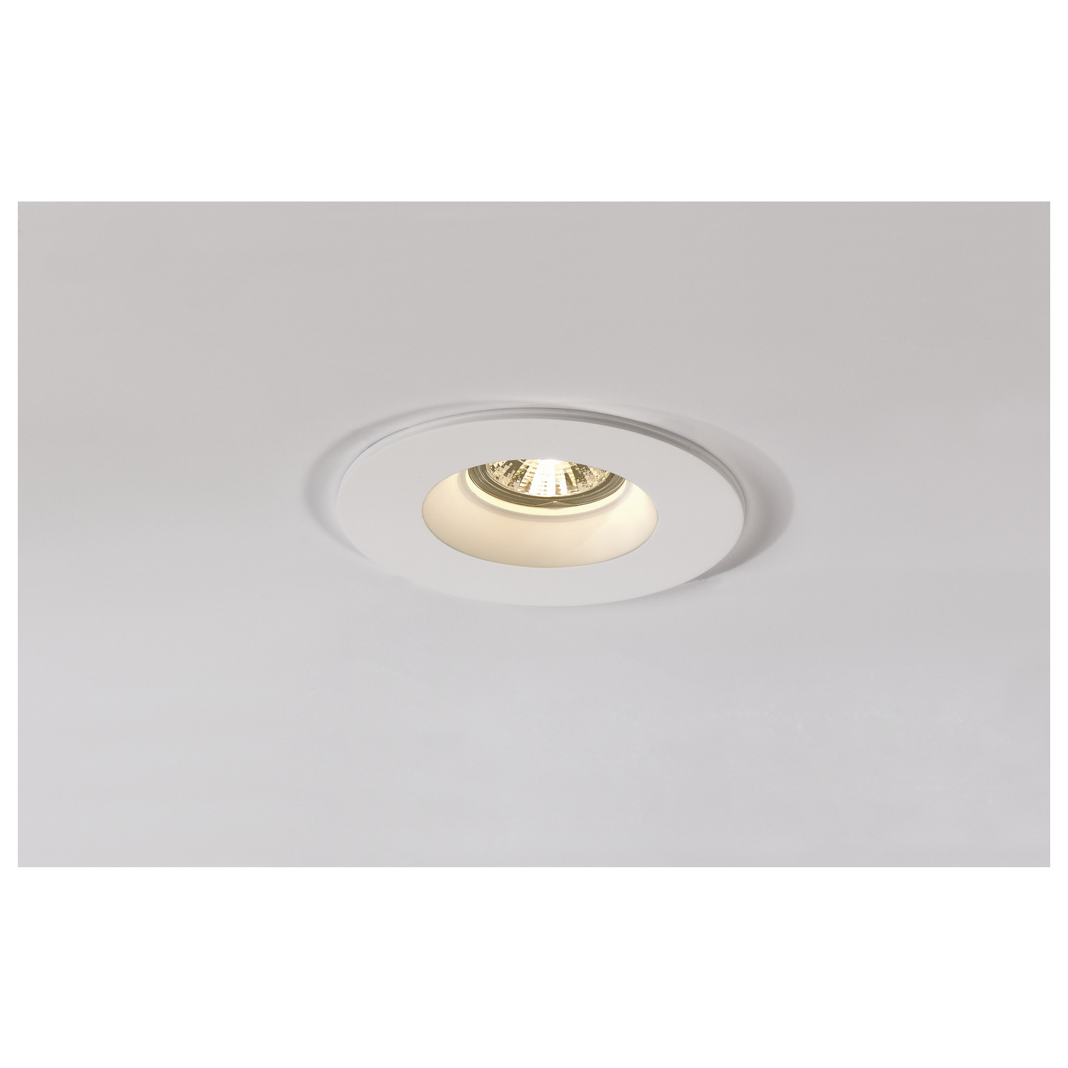 PLASTRA rond wit 1xGU10