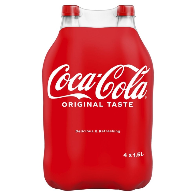 Frisdrank Coca Cola regular petfles 1.5 liter Frisdrank Coca Cola regular petfles 1.5 liter