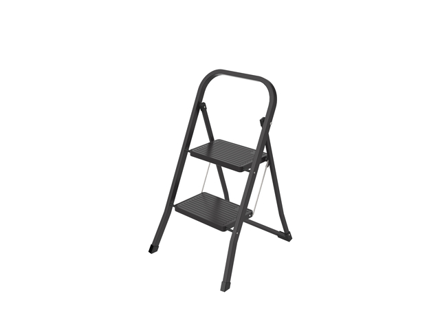 Huishoudtrap BRASQ 2 treden SL200 zwart Huishoudtrap BRASQ 2 treden SL200 zwart