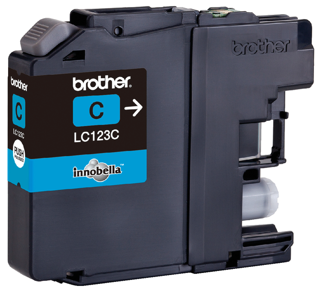 Inktcartridge Brother LC-123C blauw