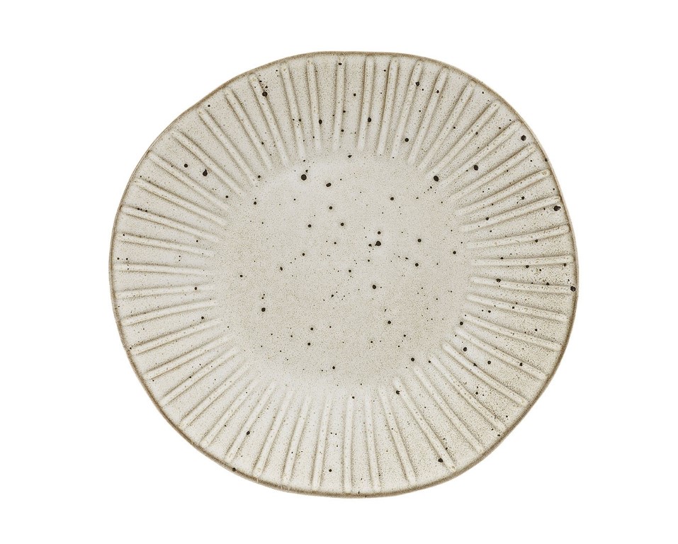 Q Authentic Bord rond stonewhite 28.5cm doos 6 stuks