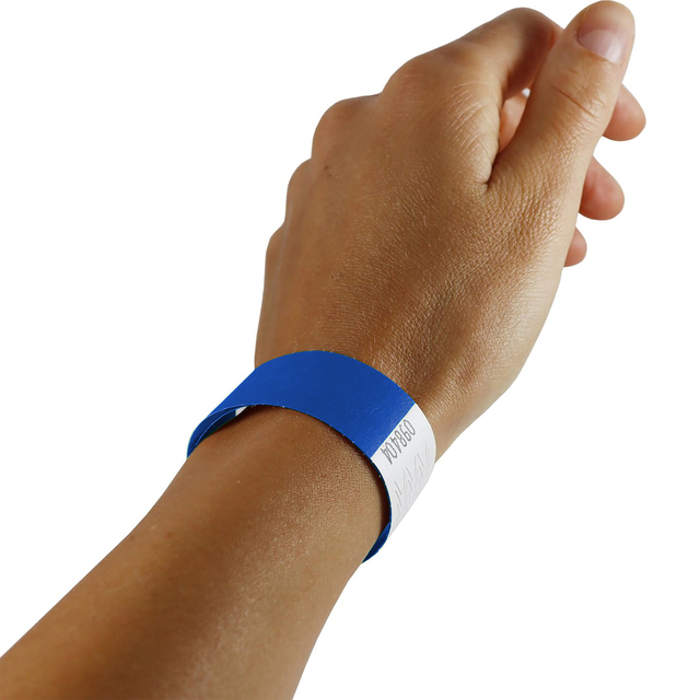 Polsband Combicraft Tyvek blauw 100 stuks