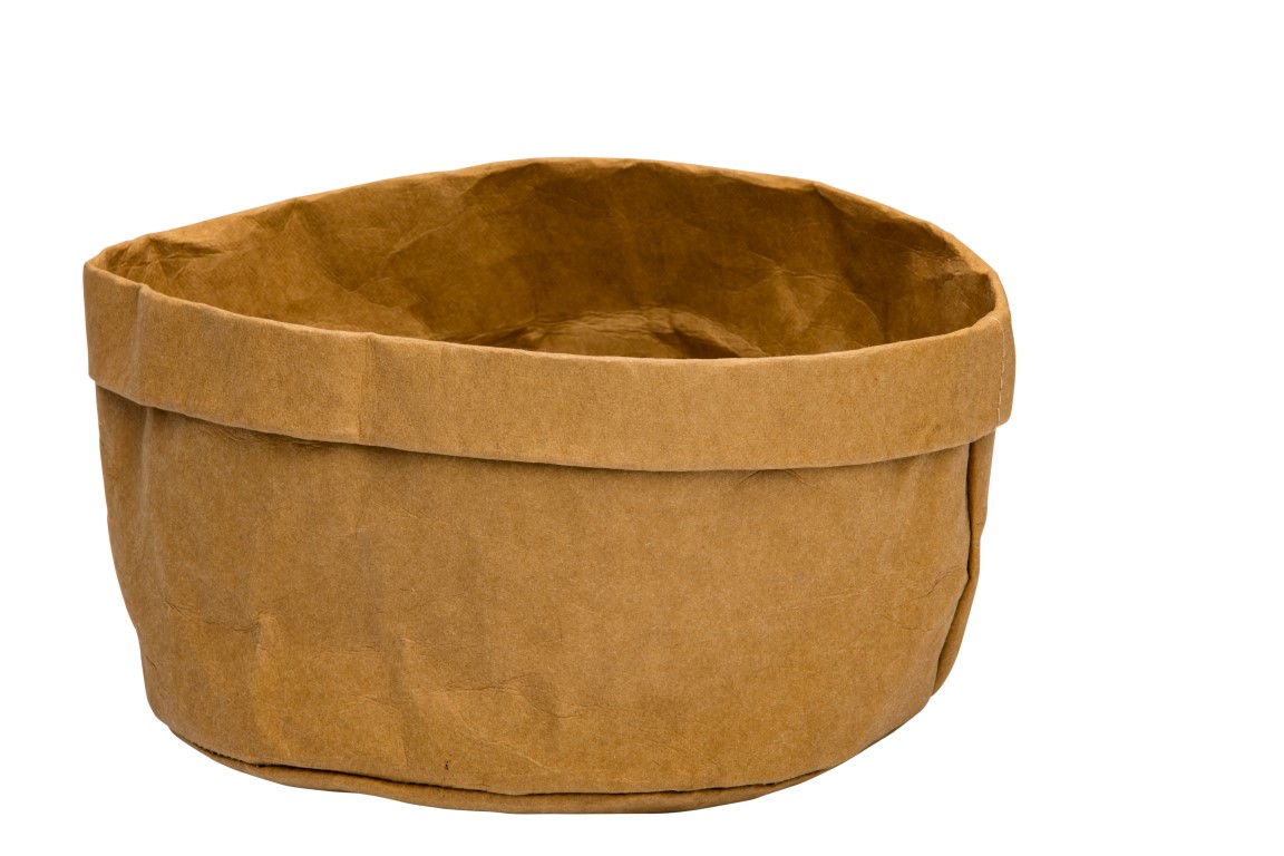 Broodmand Papier Bruin 18x18x15cm doos 12 stuks