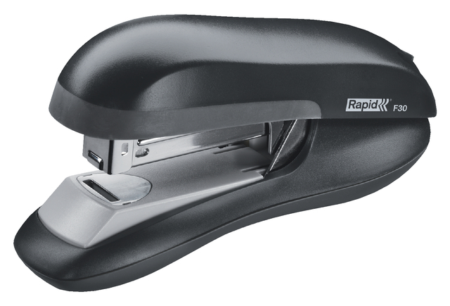 Bureaunietmachine Rapid Fashion F 30 flatclinch halfstrip 30 vel zwart Bureaunietmachine Rapid Fashion F 30 flatclinch halfstrip 30 vel zwart