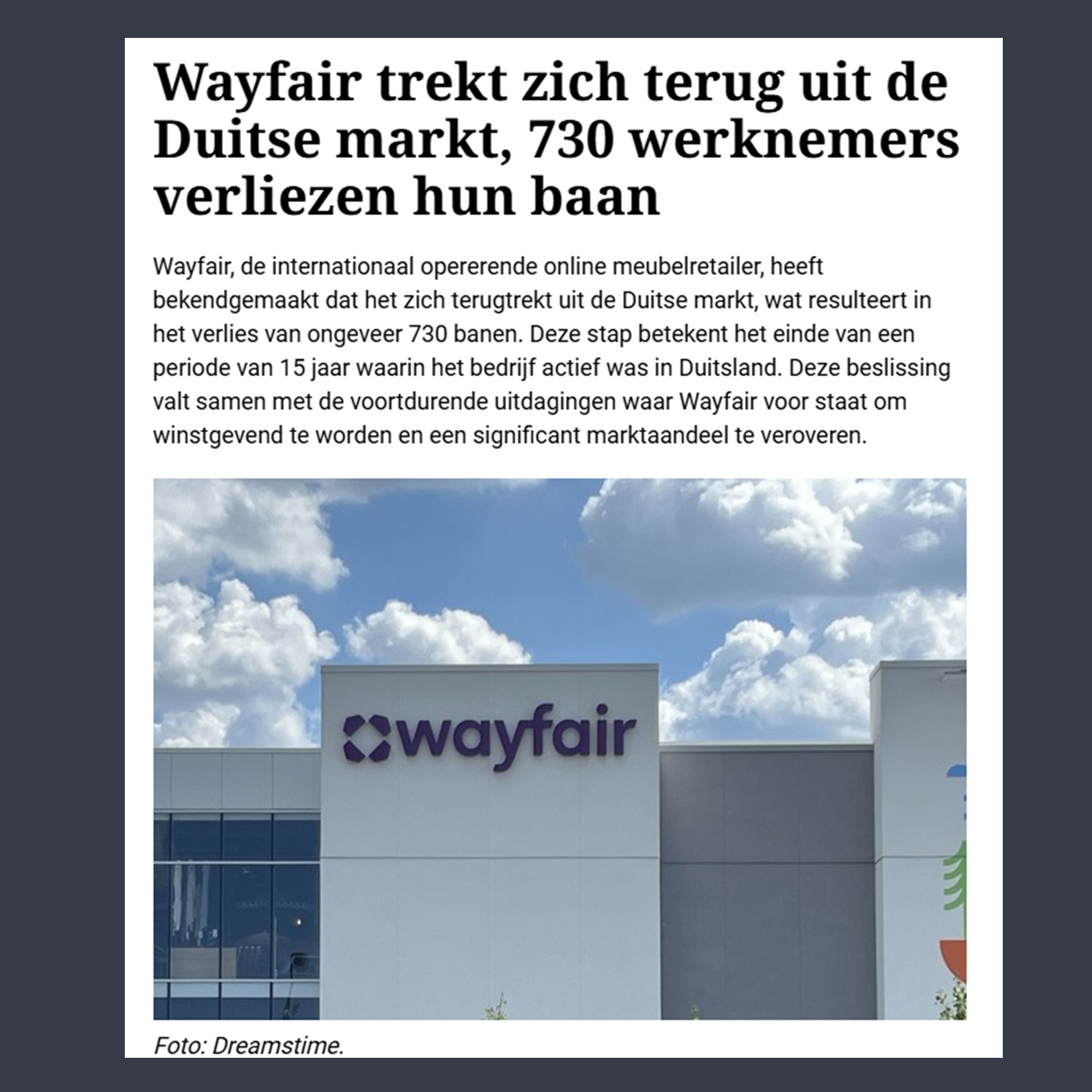 Waarom online meubelverkoop niet altijd werkt