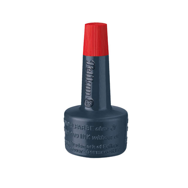 Stempelinkt Pelikan flacon 28ml rood