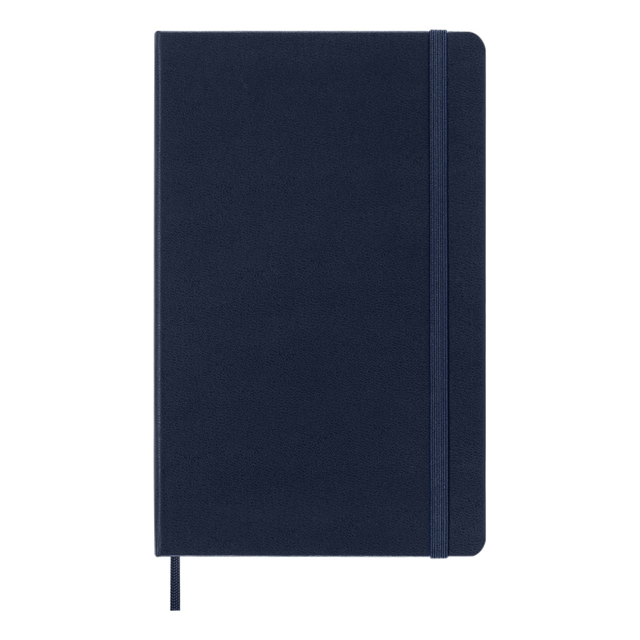 Notitieboek Moleskine large 130X210mm lijn hard cover sapphire blue