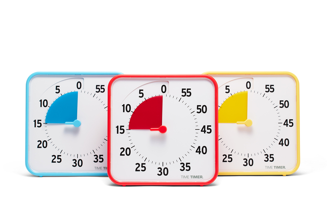 timer, kitchen timer, analog, colorful, set of three