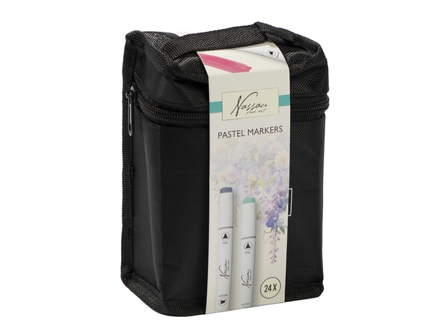 Pastelmarkers Nassau set à 24 kleuren