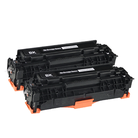 Huismerk Toners - 2x HP 305X (CE410X) compatibel, zwart Huismerk Toners - 2x HP 305X (CE410X) compatibel, zwart