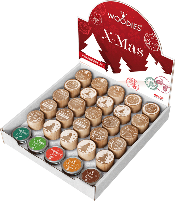 Stempels en stempelkussen Woodies Christmas Stempels en stempelkussen Woodies Christmas