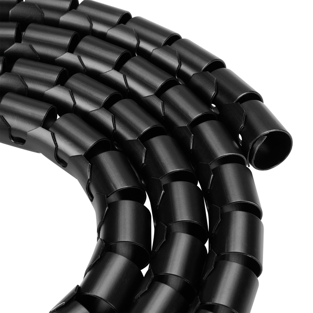 kabel, slang, flexibele buis, kunststof, zwart