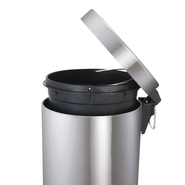 Afvalbak Vepa Bins pedaalemmer 20 liter RVS