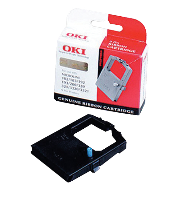 Lint Oki 09002303 voor ML182 zwart Lint Oki 09002303 voor ML182 zwart