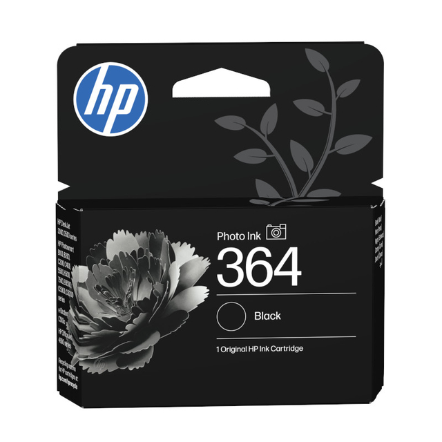 inktcartridge, HP, 364, Zwart, cartridge