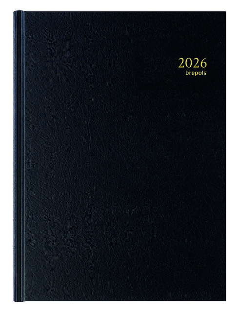Agenda 2026 Brepols Bremax Santex A4 1dag/2pagina's 8 kolommen zwart Agenda 2026 Brepols Bremax Santex A4 1dag/2pagina's 8 kolommen zwart