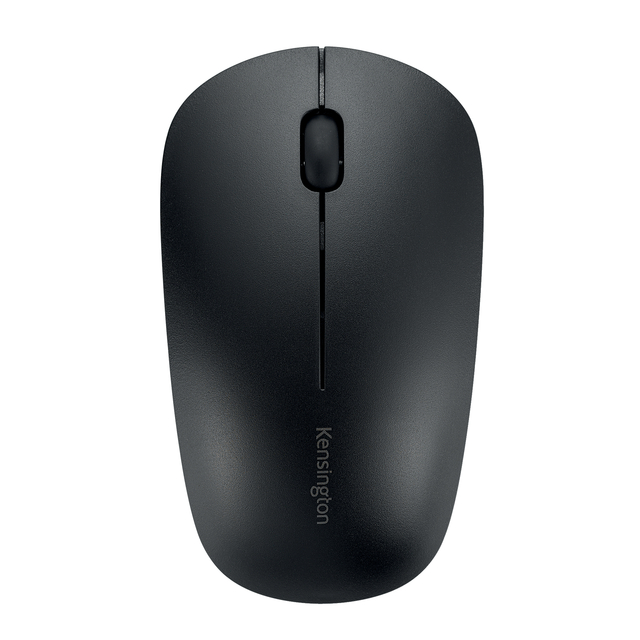draadloze muis, ergonomische vorm, silicone/kunststof, donker/grijze kleur, USB/2.4GHz draadloos