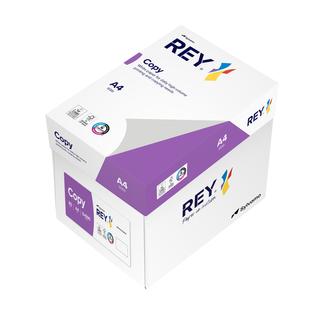 Kopieerpapier Rey Copy A4 80gr wit 500 vel