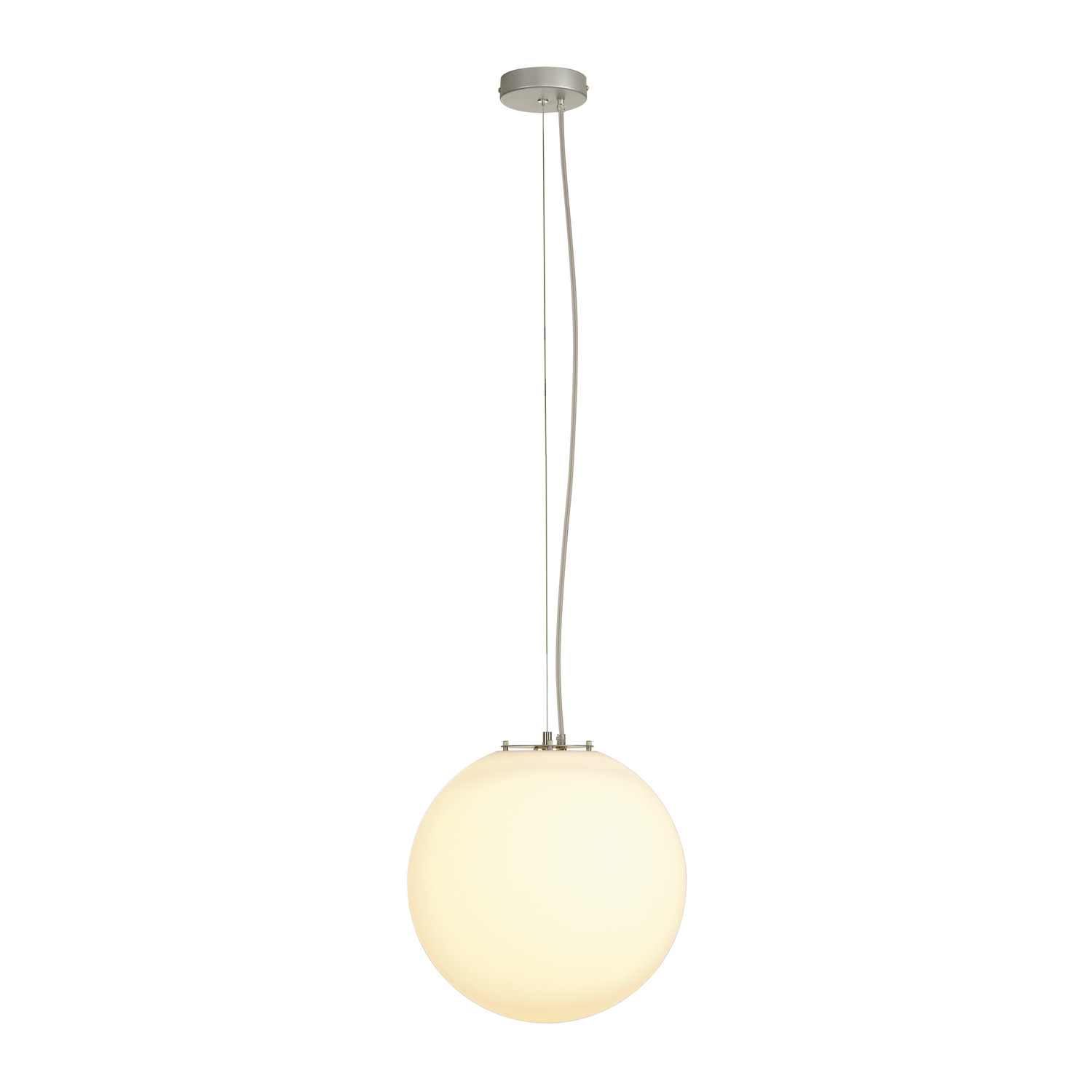 ROTOBALL 40 zilvergrijs/wit 1xE27