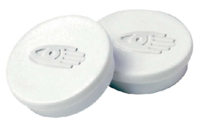 Magneet Legamaster 30mm 850gr wit 10 stuks Magneet Legamaster 30mm 850gr wit 10 stuks