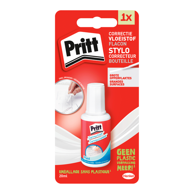 Correctievloeistof Pritt Correct-it 20ml blister Correctievloeistof Pritt Correct-it 20ml blister