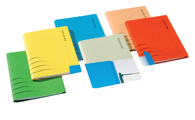 Combimap Secolor folio 1 klep recycled 250gr grijs