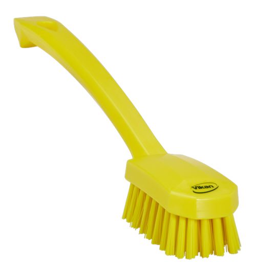 Vikan Afwasborstel Medium Geel 26cm per stuk