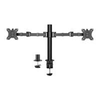 ACT AC8326 | Verstelbare Monitor-bureaubeugel | Tot 32" | Max 12kg | VESA 100x100 | 2 Monitoren