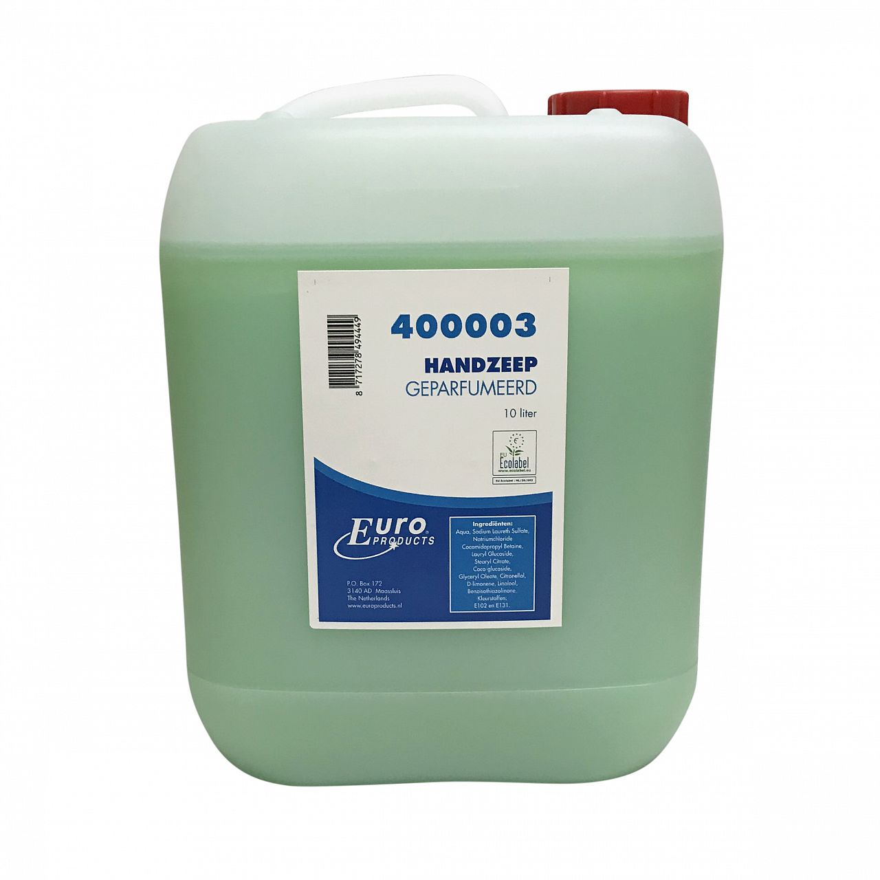 Euro Handzeep Deluxe Groen Can 10 liter